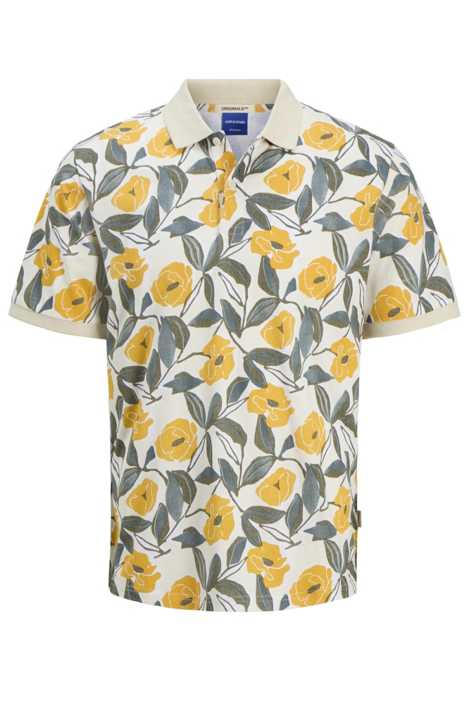 JORALMERIA AOP POLO SS 12276835 BUTTERCREAM